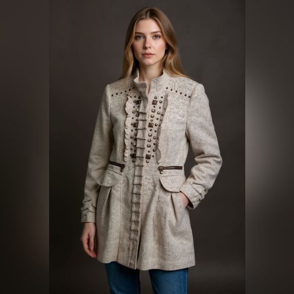 Nanette Lepore Party Girl Coat Size M - Picture 16 of 16